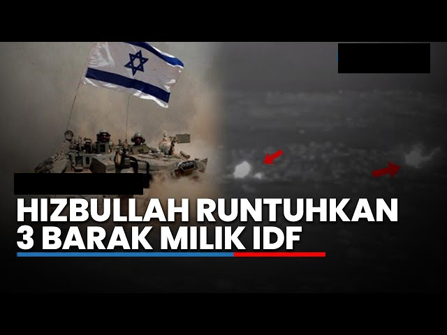Serangan Telak ke 3 Barak IDF, Runtuh Dalam 30 Mnt