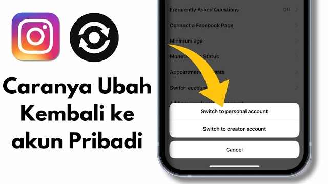 Cara Mengalihkan Akun IG Bisnis ke Pribadi